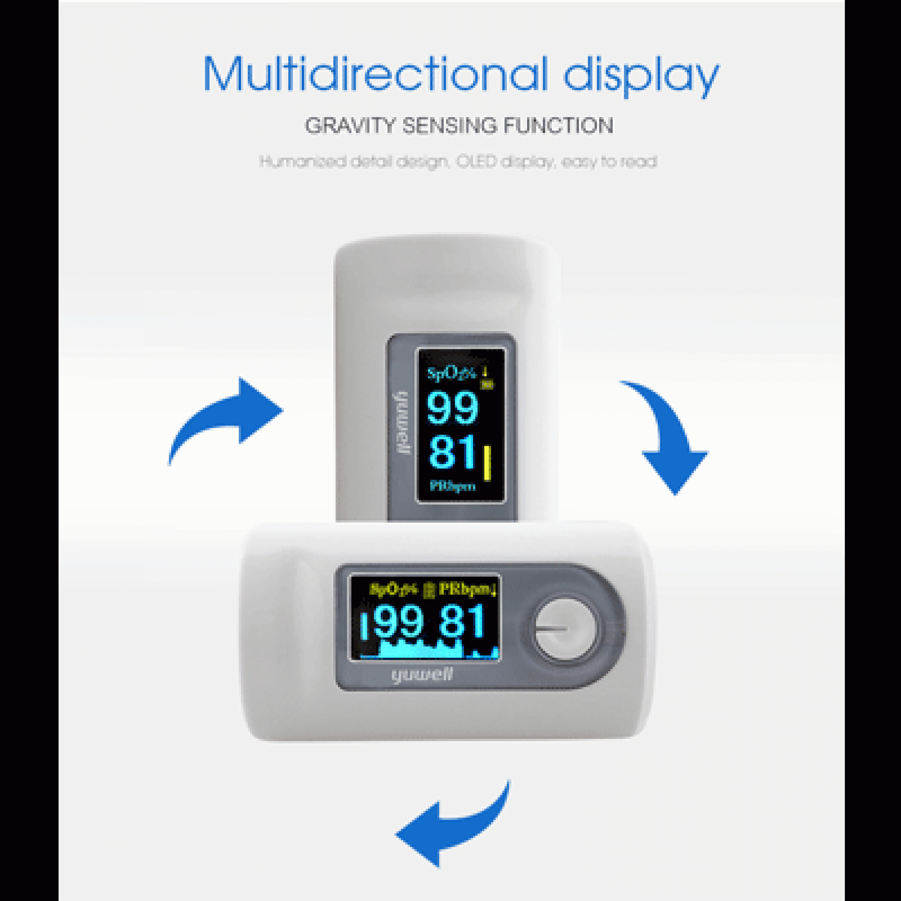 Oximetro de dedo Xiaomi Yuwell YX301