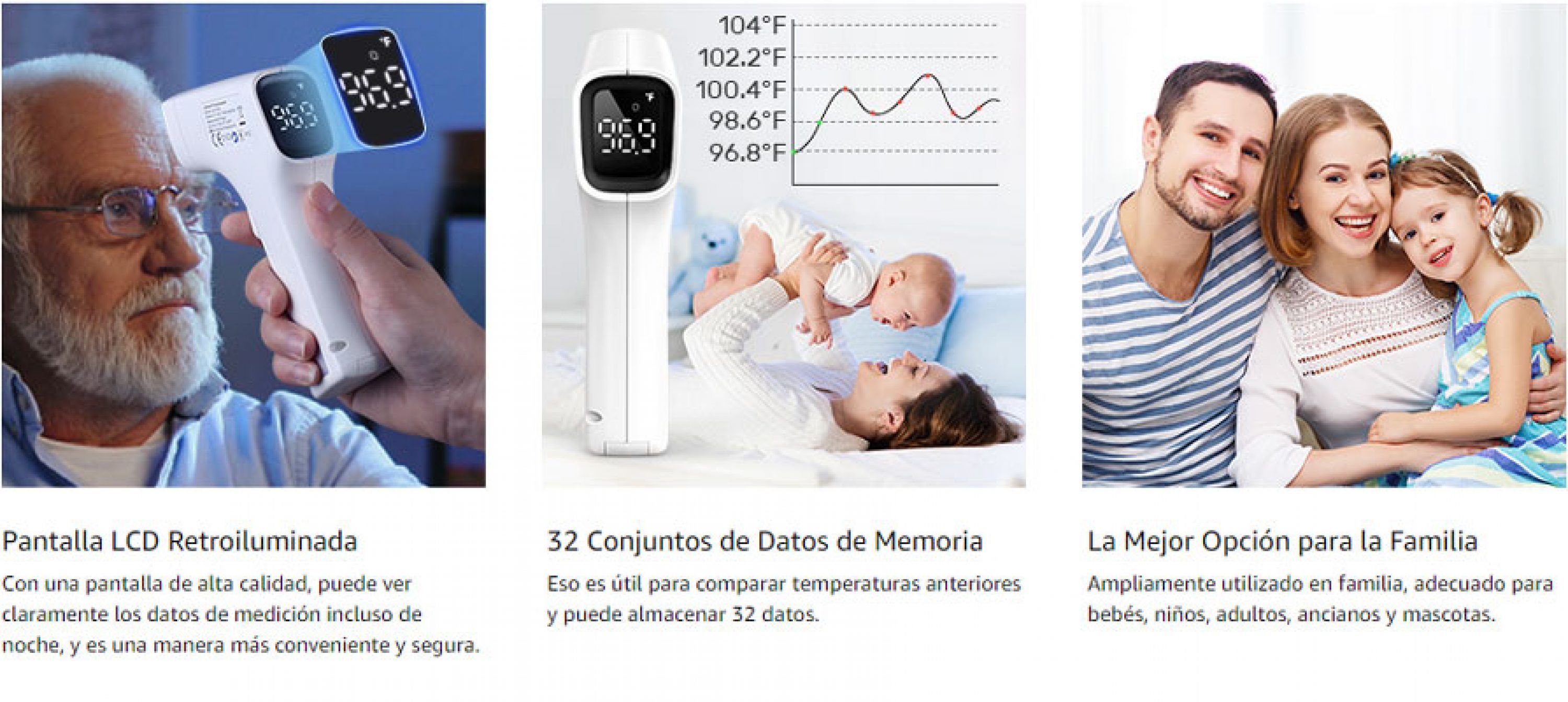 Termómetro digital de frente por infrarrojos CocoBear