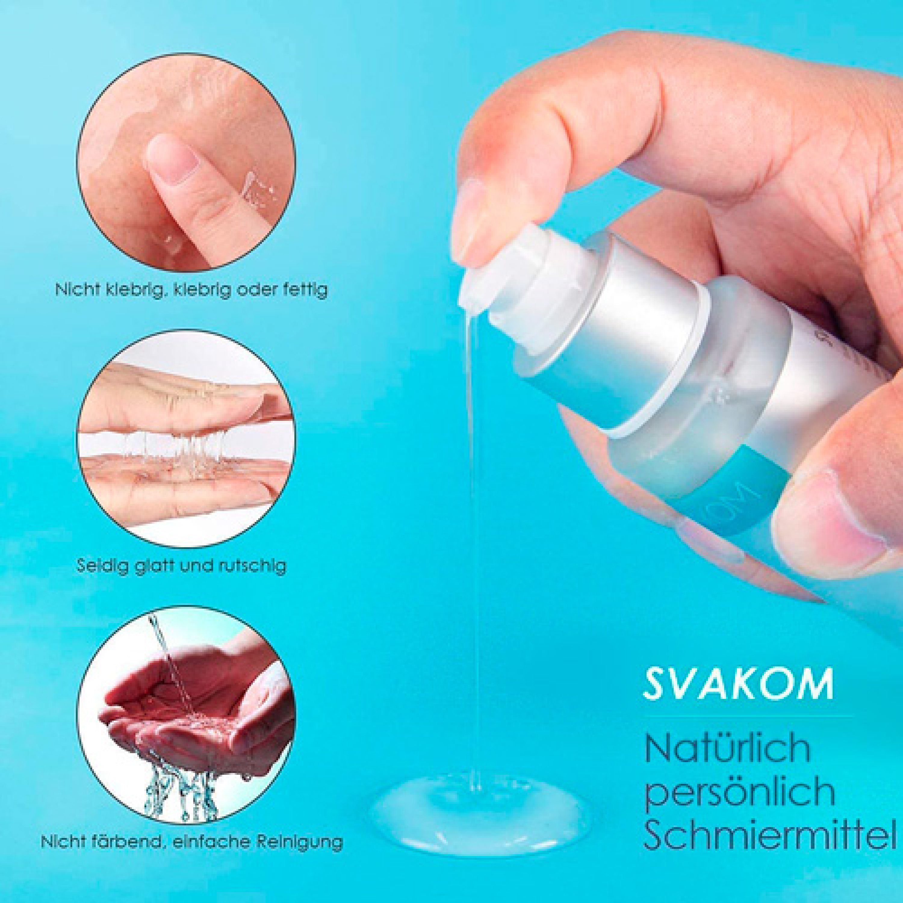 Gel lubricante sexual multiorgasmo Zemalia Svakom