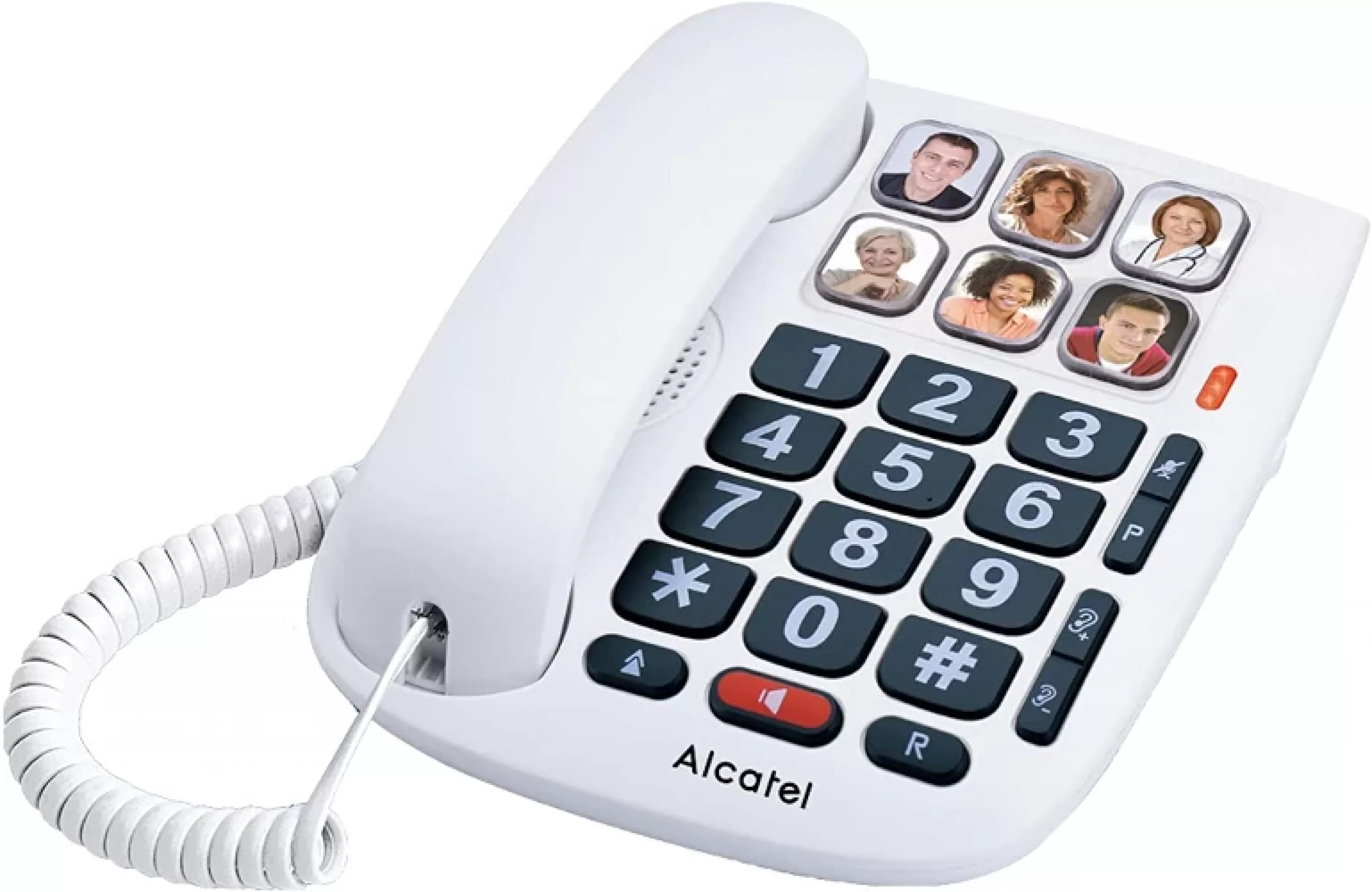 Teléfono fijo personas mayores con fotos teclas grandes Alcatel T MAX 10