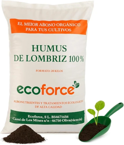 CULTIVERS Humus de Lombriz Ecológico 40 L — El Superalimento para tu Cultivo