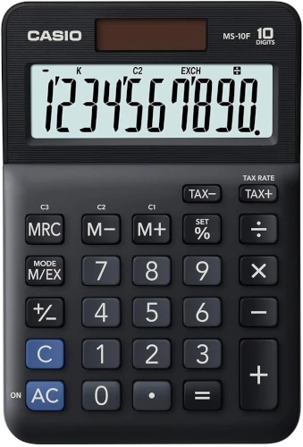 3. Casio DH-12BK — La Potencia de 12 Dígitos para Oficinas Exigentes