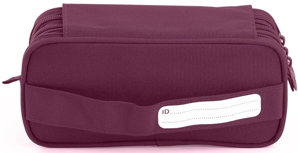 ColePack - Lote de Estuche Portatodo Triple con 3 Cremalleras