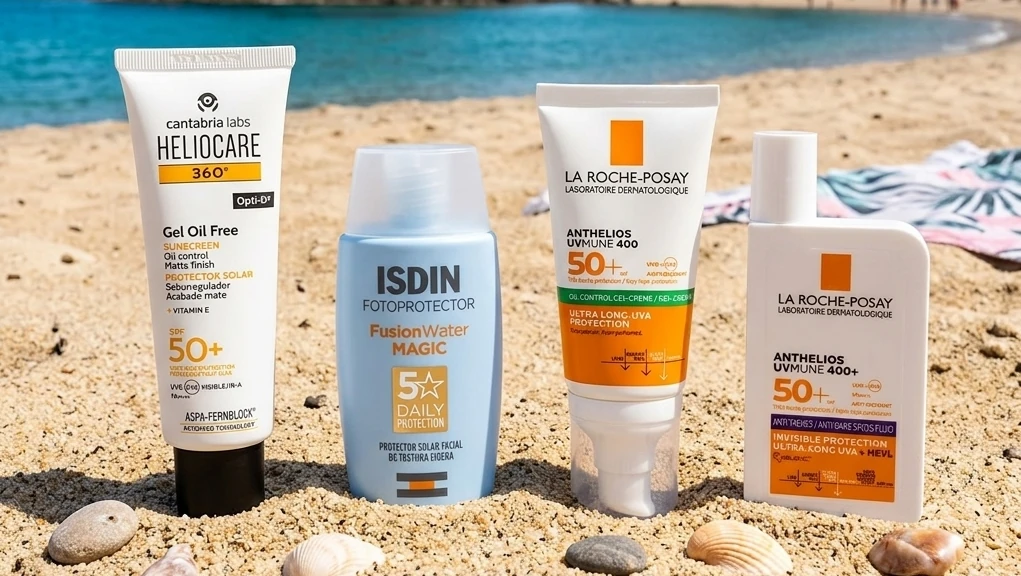 Protectores solares faciales