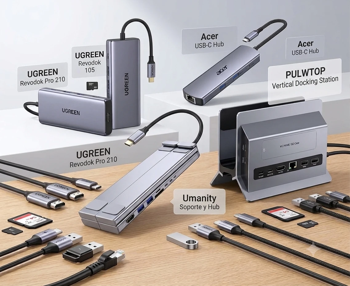 Docking Station Universal para teletrabajar