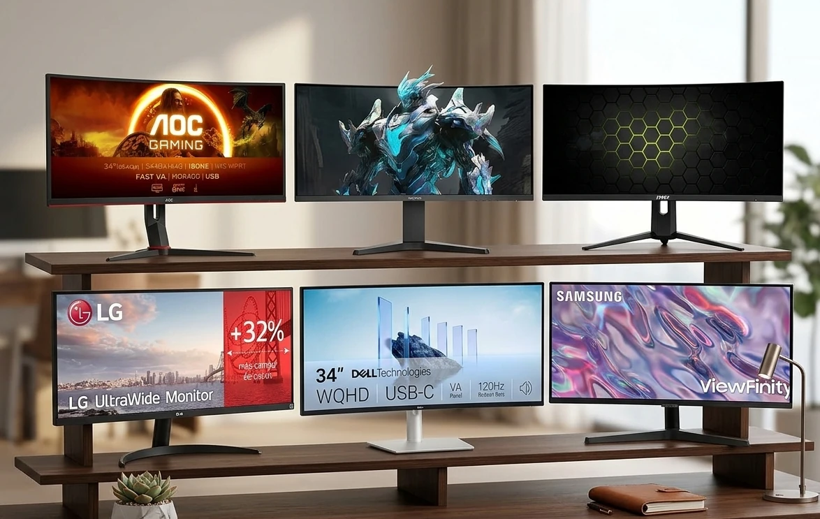 Monitores panorámicos o Ultrawide
