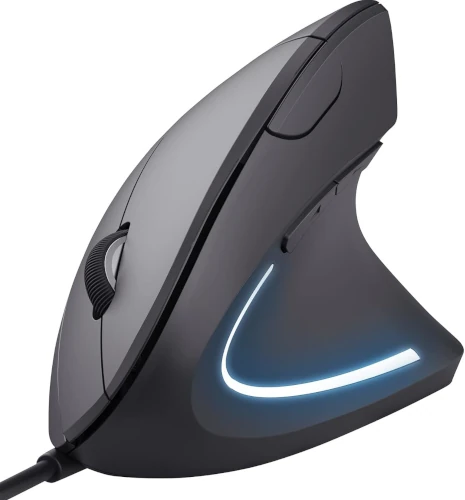 Trust Verto Ratón Vertical, Ratón Ergonómico con Cable USB