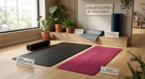 Zona de esterillas de Yoga
