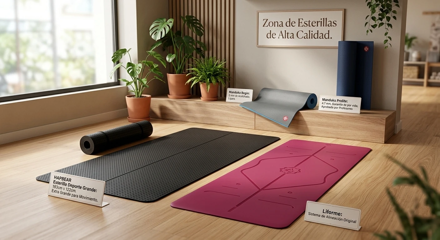 Zona de esterillas de Yoga