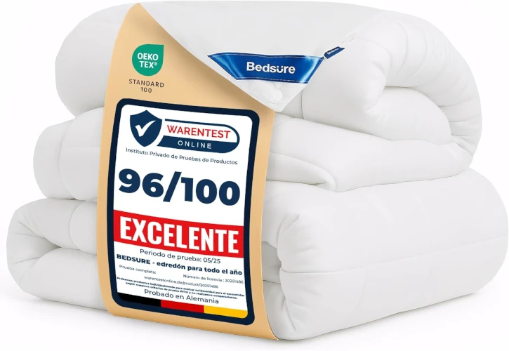 Bedsure Edredón Relleno Nórdico 4 Estaciones