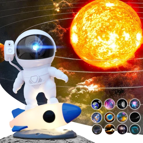 MERTTURM Proyector astronauta y estrellas