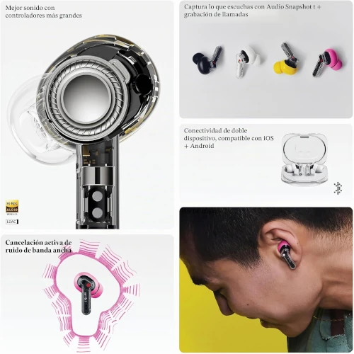 Nothing Ear (3a) Auriculares Cancelación Ruido caracteristicas