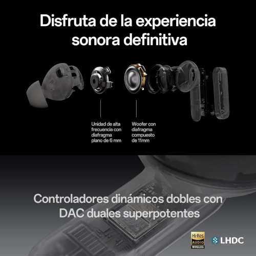OPPO Enco X3s Auriculares Inalámbricos de boton controladores dinamicos
