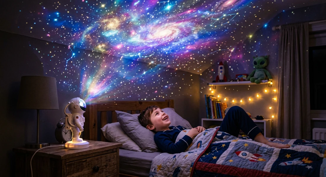 Proyector de Galaxia Astronauta para dormir