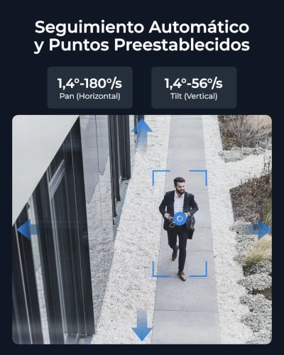 Reolink 4K PTZ Cámara Vigilancia seguimiento automatico