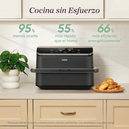 Cosori Freidora de Aire 10L Dual Blaze Twinfry menos aceite