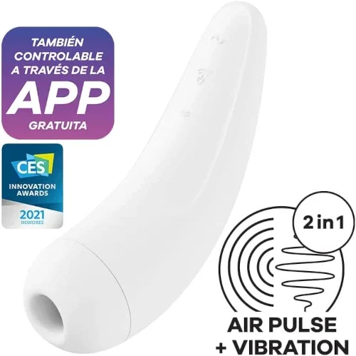 Succionador de clítoris Satisfyer Curvy 2 Connect